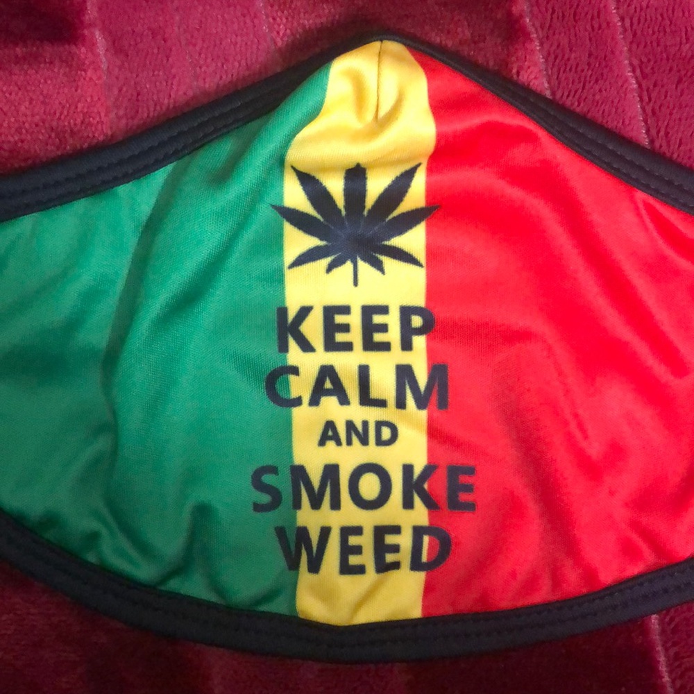 Red Black Green Face Mask